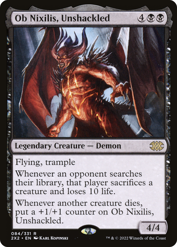 Ob Nixilis, Unshackled [Double Masters 2022] Foil
