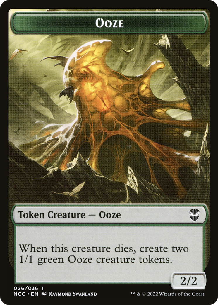 Ooze (TNCC-026) - New Capenna Commander Tokens Foil