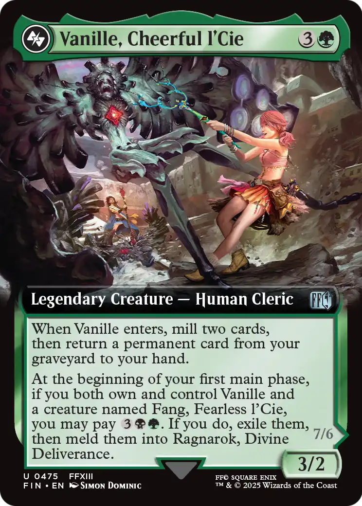 Vanille, Cheerful l'Cie (Extended Art) (475) [FINAL FANTASY]