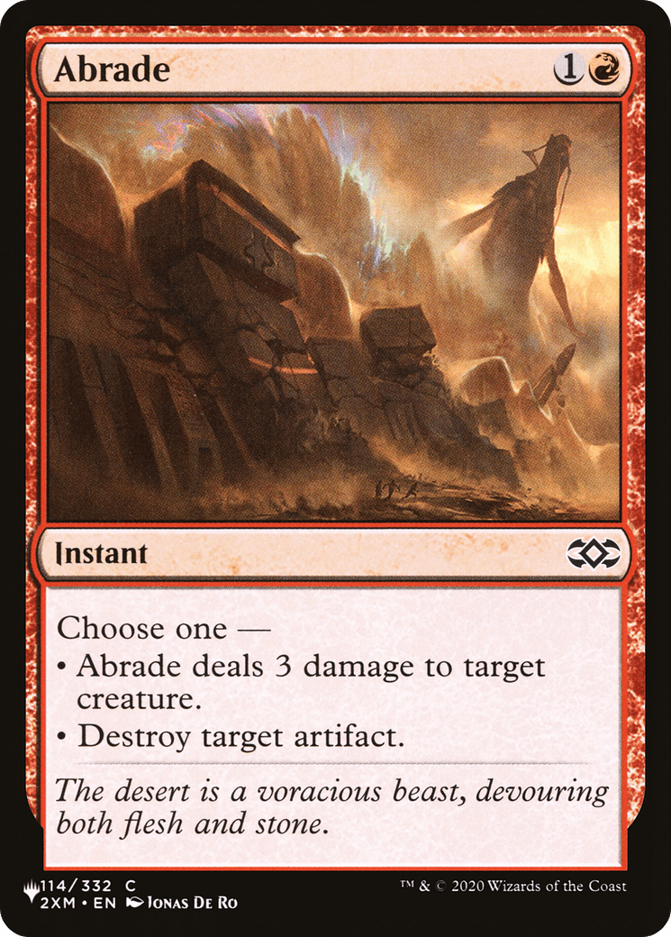 Abrade |  (2XM-114) [The List]