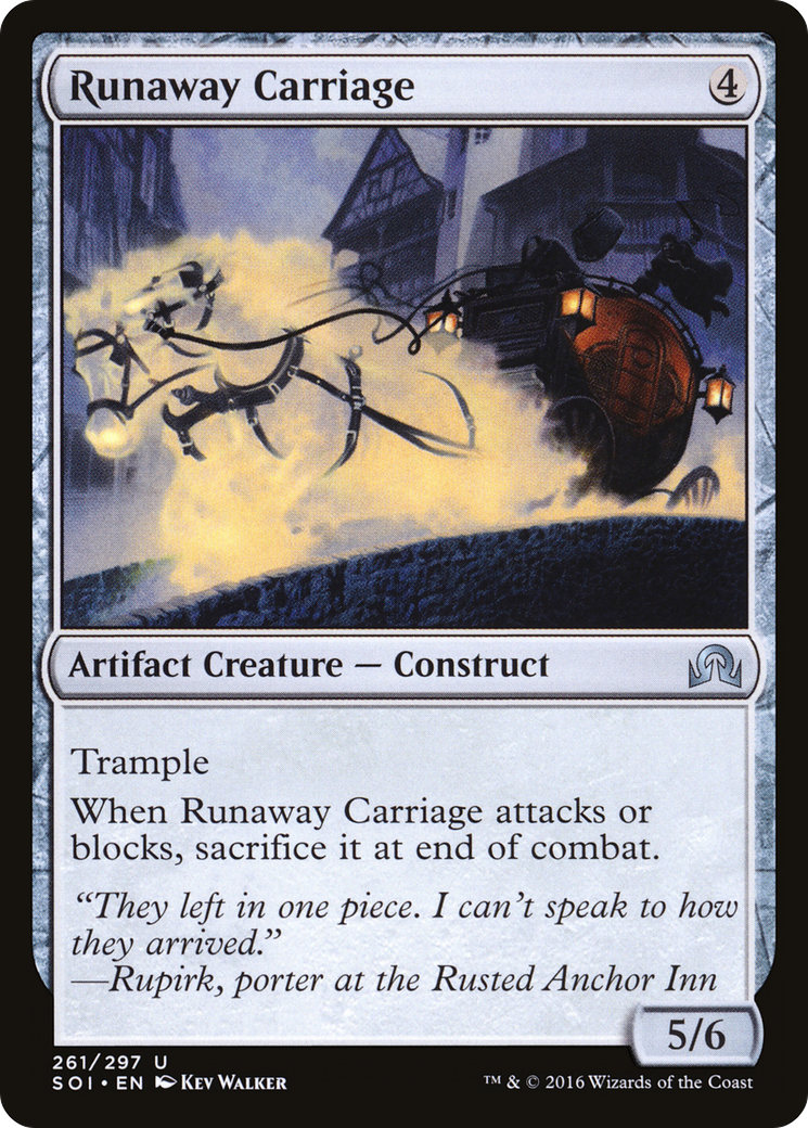 Runaway Carriage [Shadows over Innistrad] Foil