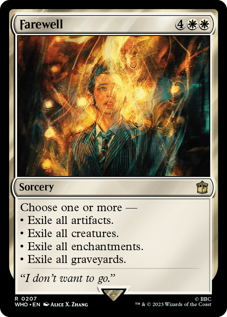Farewell [Doctor Who] Foil