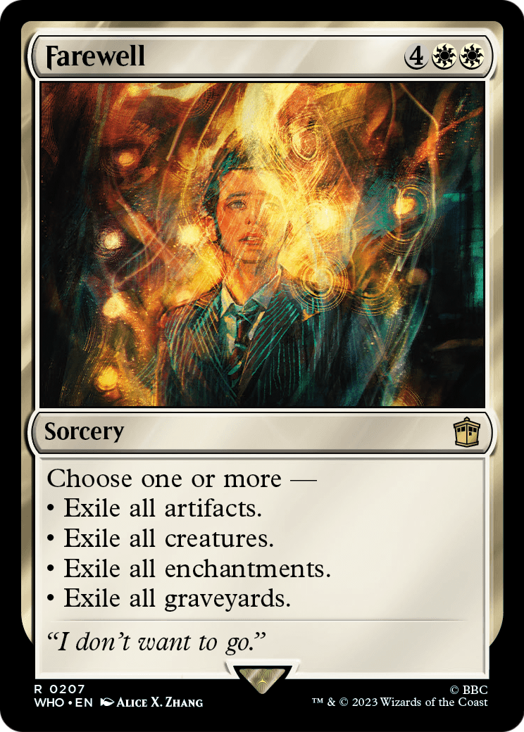 Farewell [Doctor Who] Foil