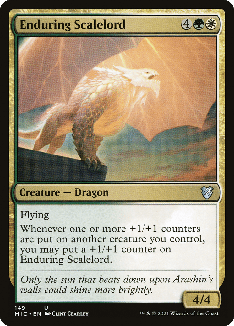 Enduring Scalelord [Innistrad: Midnight Hunt Commander]