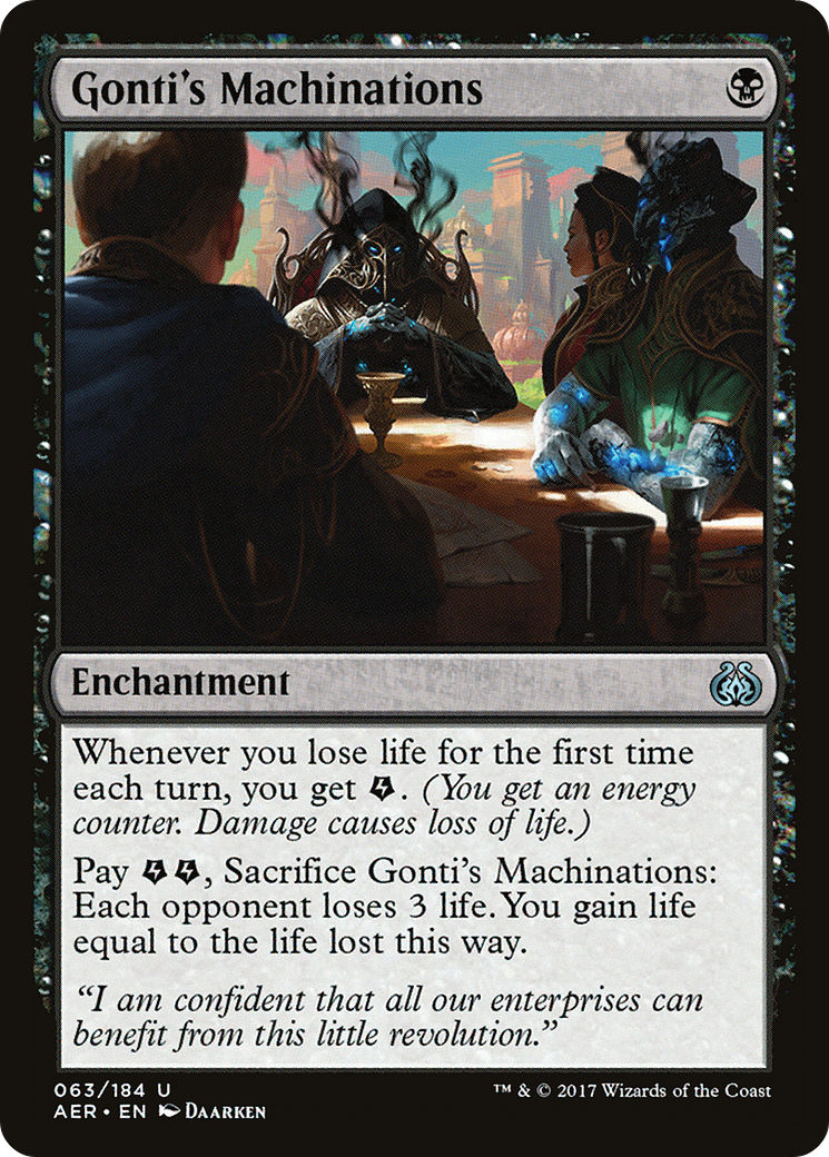 Gonti's Machinations [Aether Revolt] Foil
