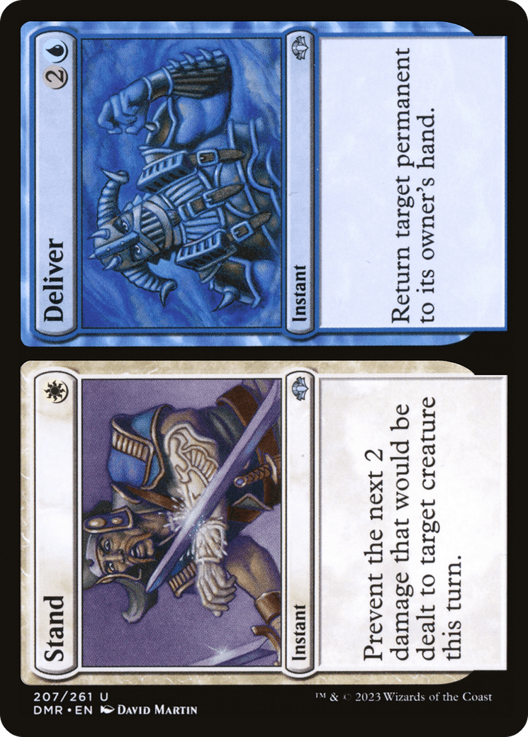 Stand // Deliver [Dominaria Remastered] Foil