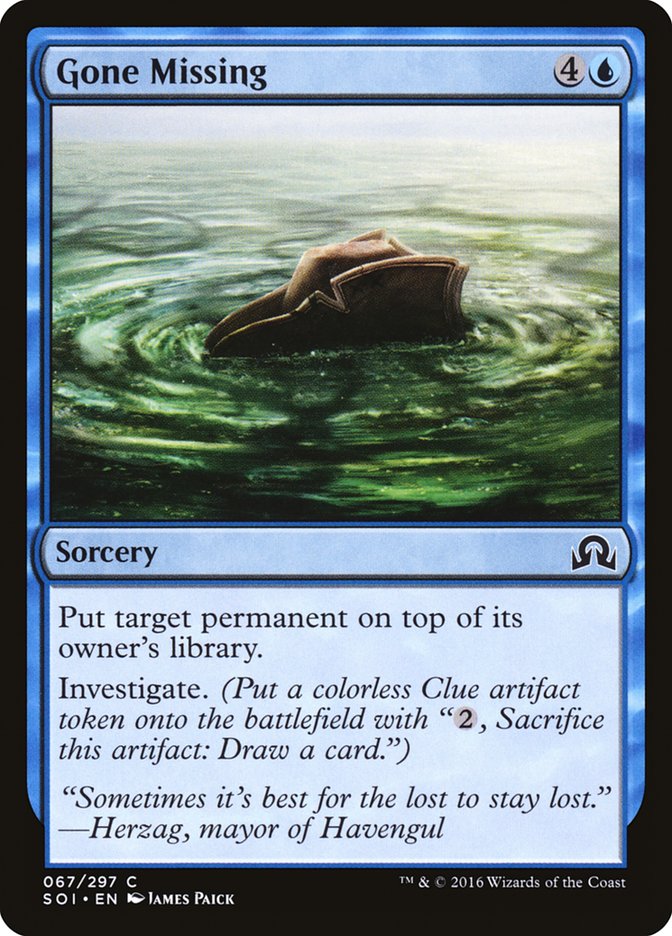 Gone Missing 67/297 (Shadows over Innistrad) 