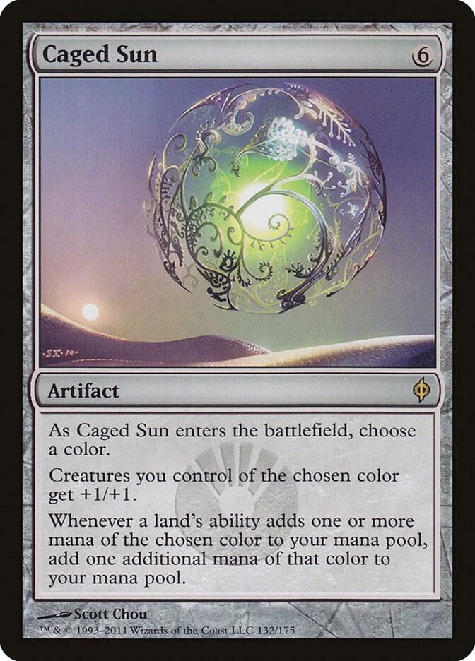 Caged Sun 132/175 (New Phyrexia) 