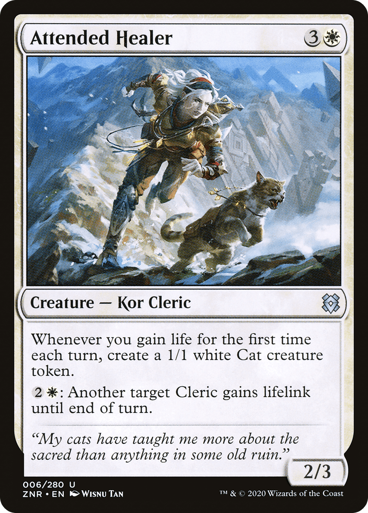 Attended Healer [Zendikar Rising] Foil