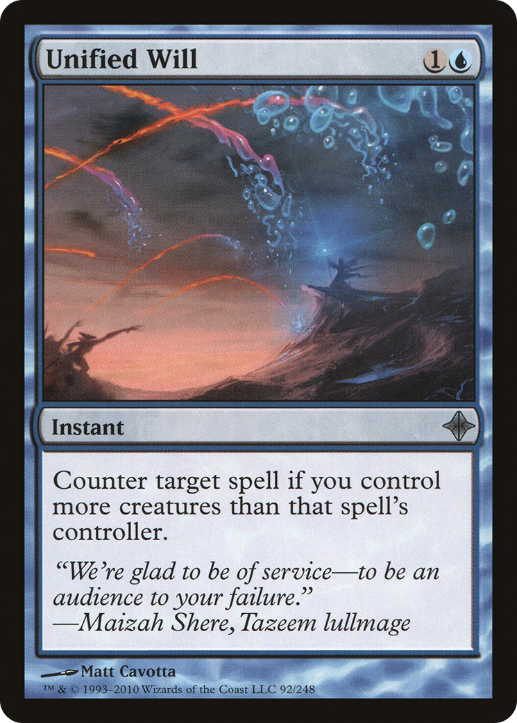 Unified Will [Rise of the Eldrazi] Foil