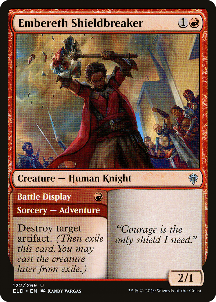 Embereth Shieldbreaker // Battle Display [Throne of Eldraine] Foil