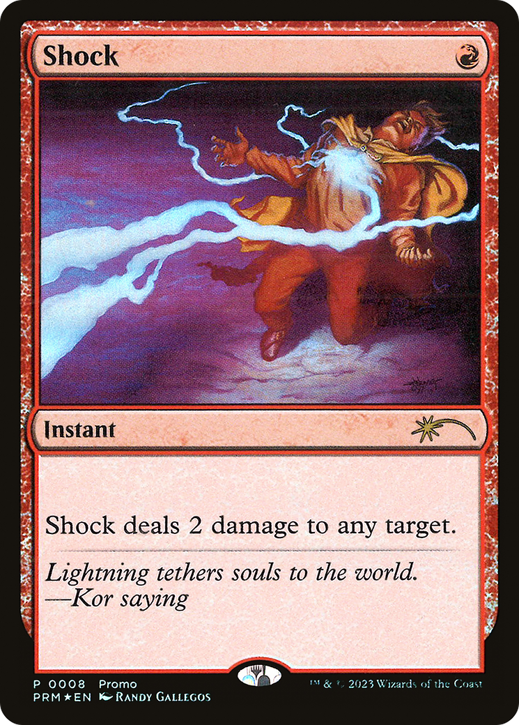 Shock (Graphic Novel Insert) (-008) [Media Promos]  Foil