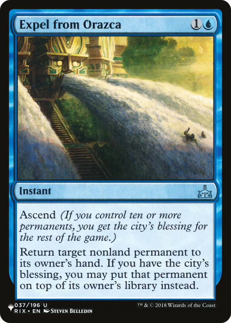 Expel from Orazca |  (RIX-37) [The List]