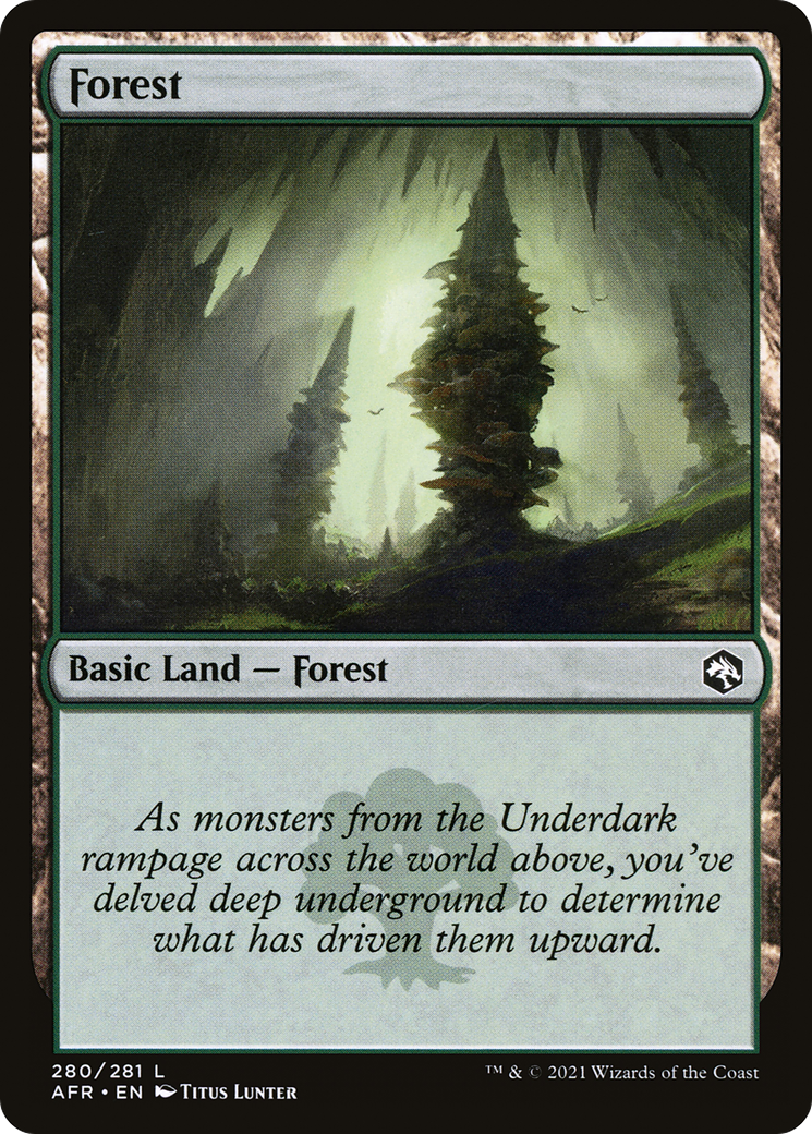 Forest (280) [Dungeons & Dragons: Adventures in the Forgotten Realms] Foil