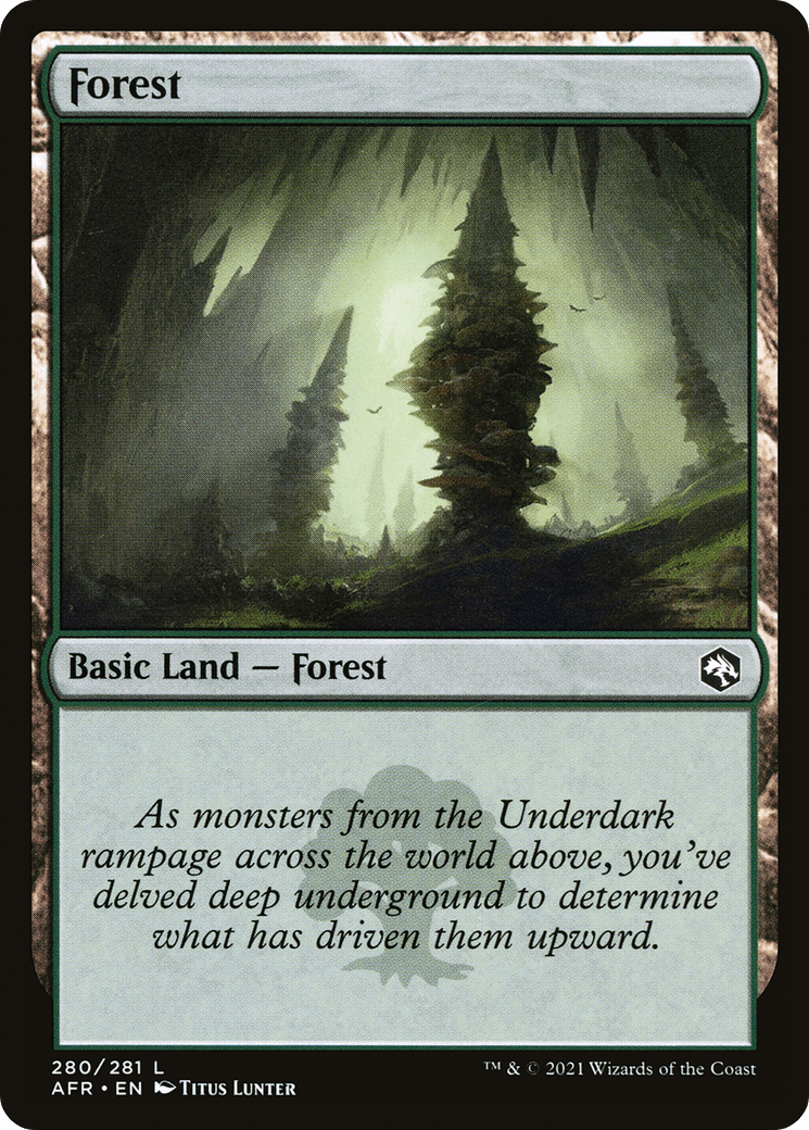 Forest (280) [Dungeons & Dragons: Adventures in the Forgotten Realms] Foil