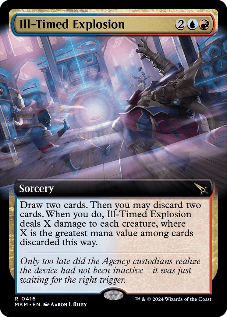 Ill-Timed Explosion (Extended Art) [Murders at Karlov Manor] Foil
