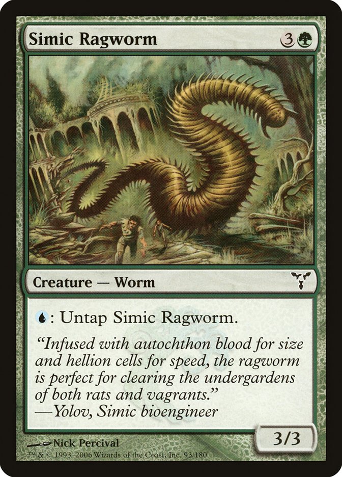 Simic Ragworm 93/180 (Dissension)  - Foil