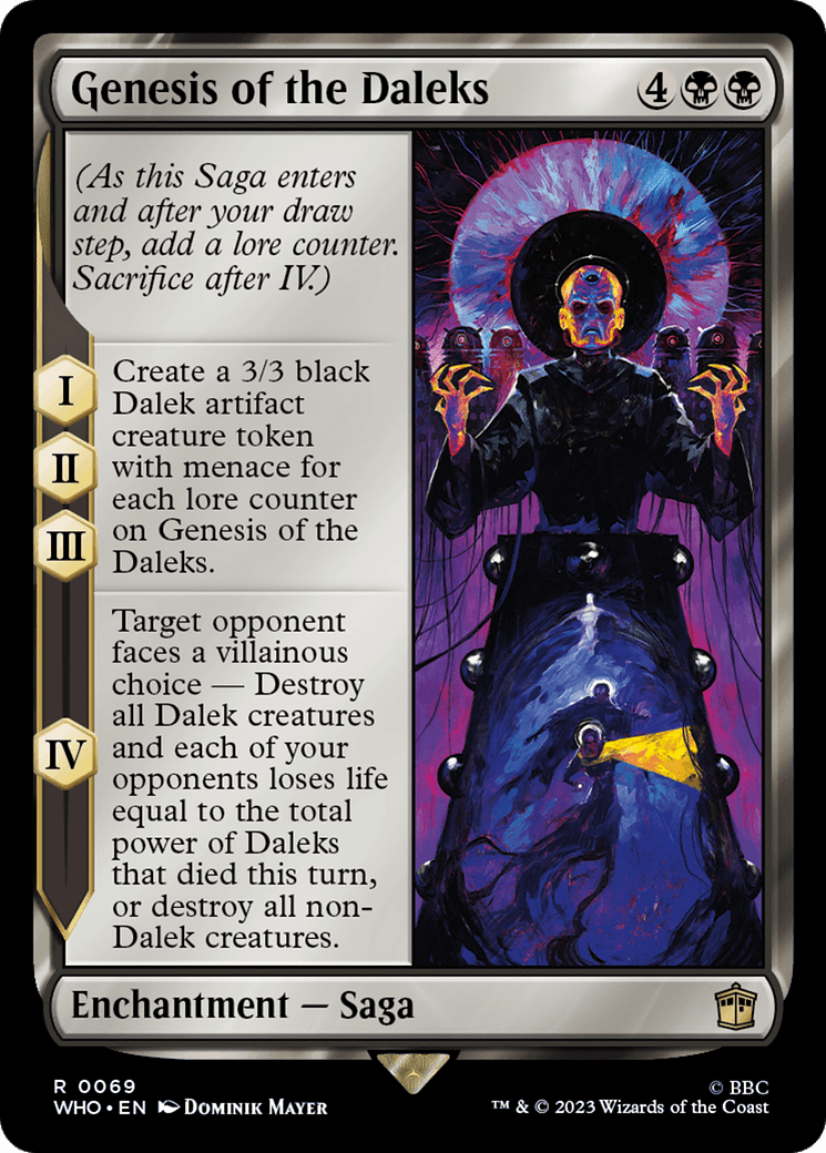 Genesis of the Daleks [Doctor Who] Foil