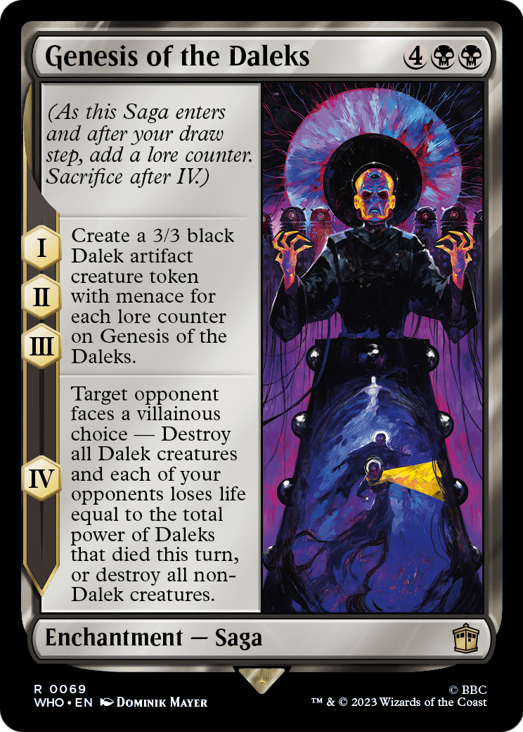 Genesis of the Daleks [Doctor Who] Foil