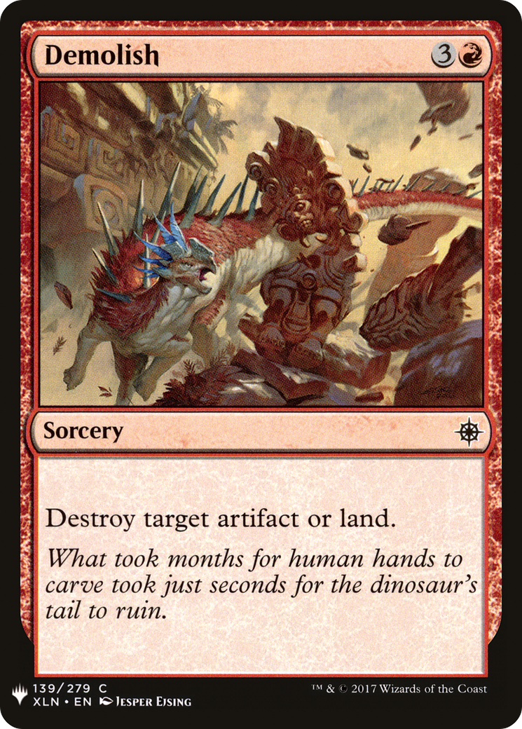 Demolish |  (XLN-139) [The List]