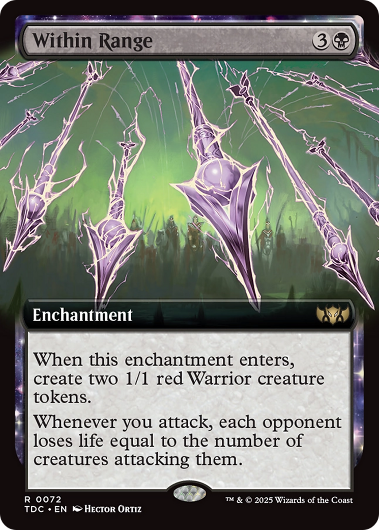 Within Range (Extended Art) (072) [Commander: Tarkir: Dragonstorm]