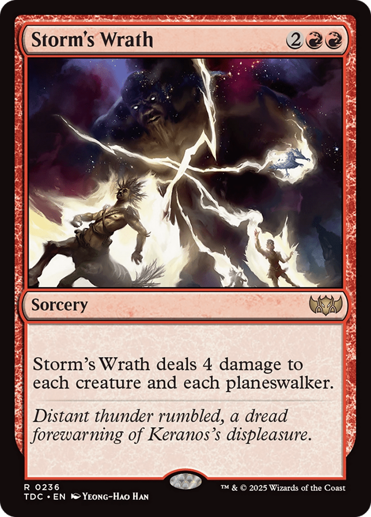Storm's Wrath (236) [Commander: Tarkir: Dragonstorm]
