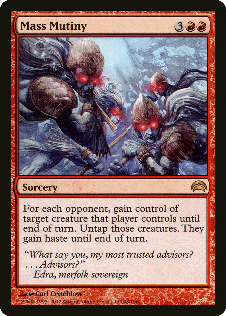 Mass Mutiny (048) [Planechase 2012]  Foil