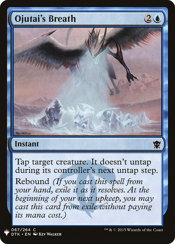 Ojutai's Breath |  (DTK-67) [The List]