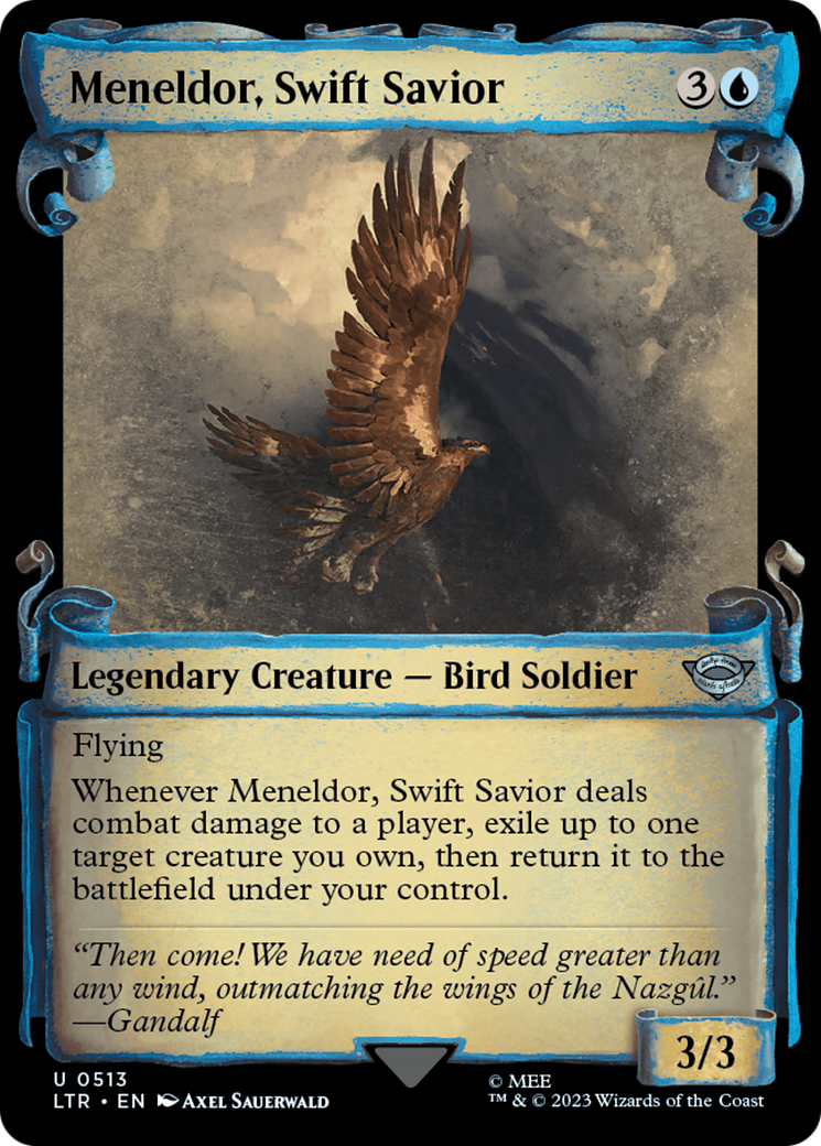 Meneldor, Swift Savior [The Lord of the Rings: Tales of Middle-Earth Showcase Scrolls] Foil