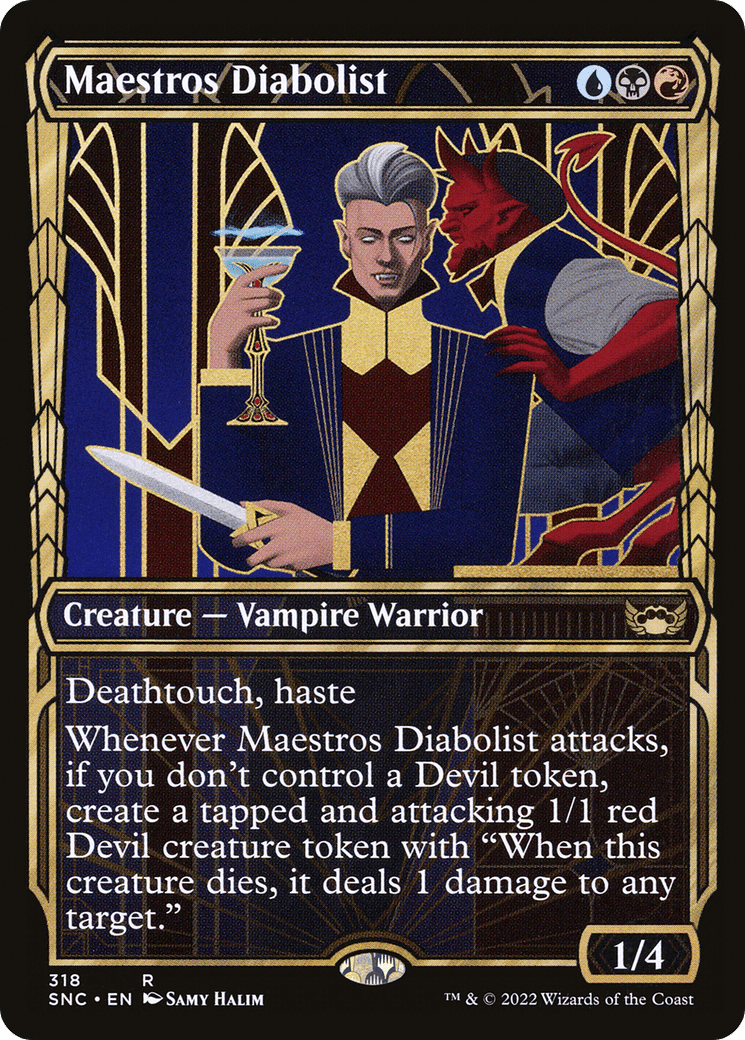 Maestros Diabolist (Showcase Golden Age) [Streets of New Capenna] Foil