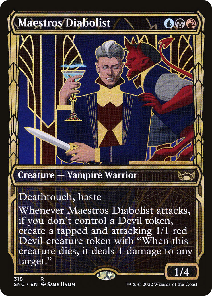Maestros Diabolist (Showcase Golden Age) [Streets of New Capenna] Foil