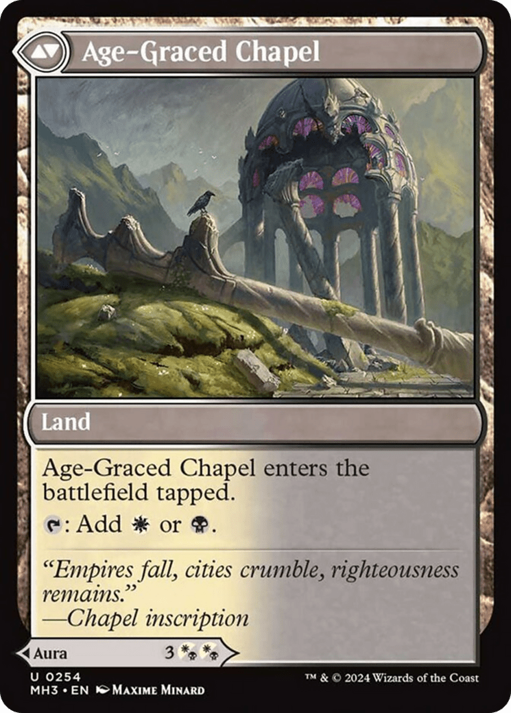 Glasswing Grace // Age-Graced Chapel [Modern Horizons 3] Foil