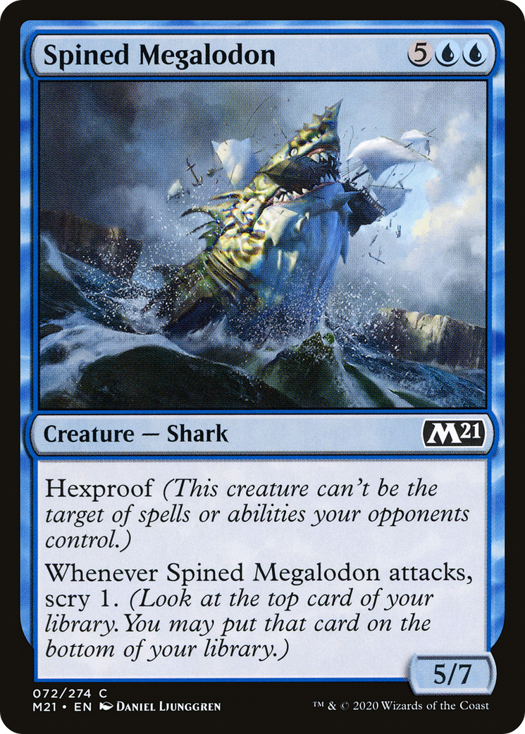 Spined Megalodon [Core Set 2021] Foil