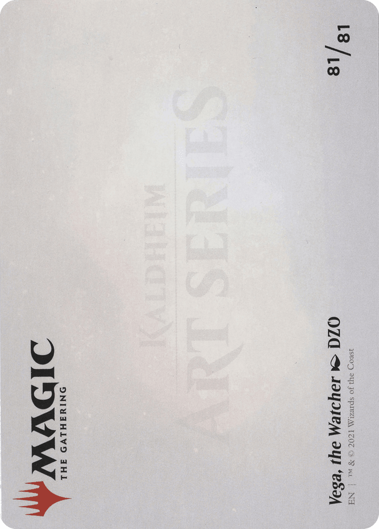 Vega, the Watcher // Vega, the Watcher (AKHM-081) - Kaldheim Art Series (Borderless)