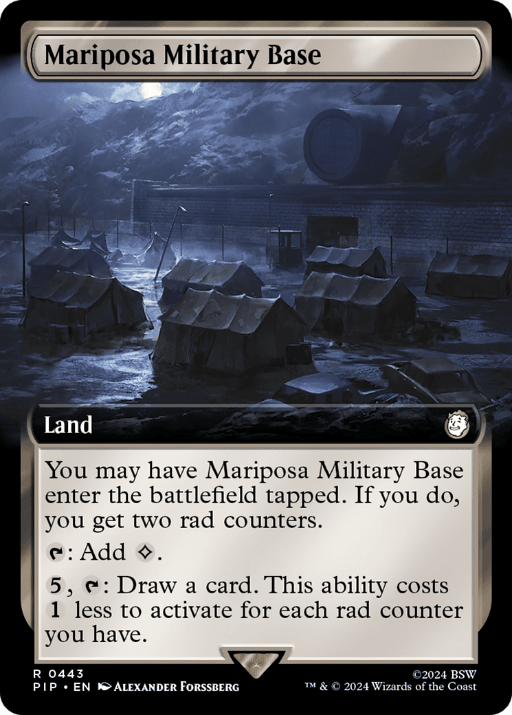 Mariposa Military Base (Extended Art) [Fallout] Foil