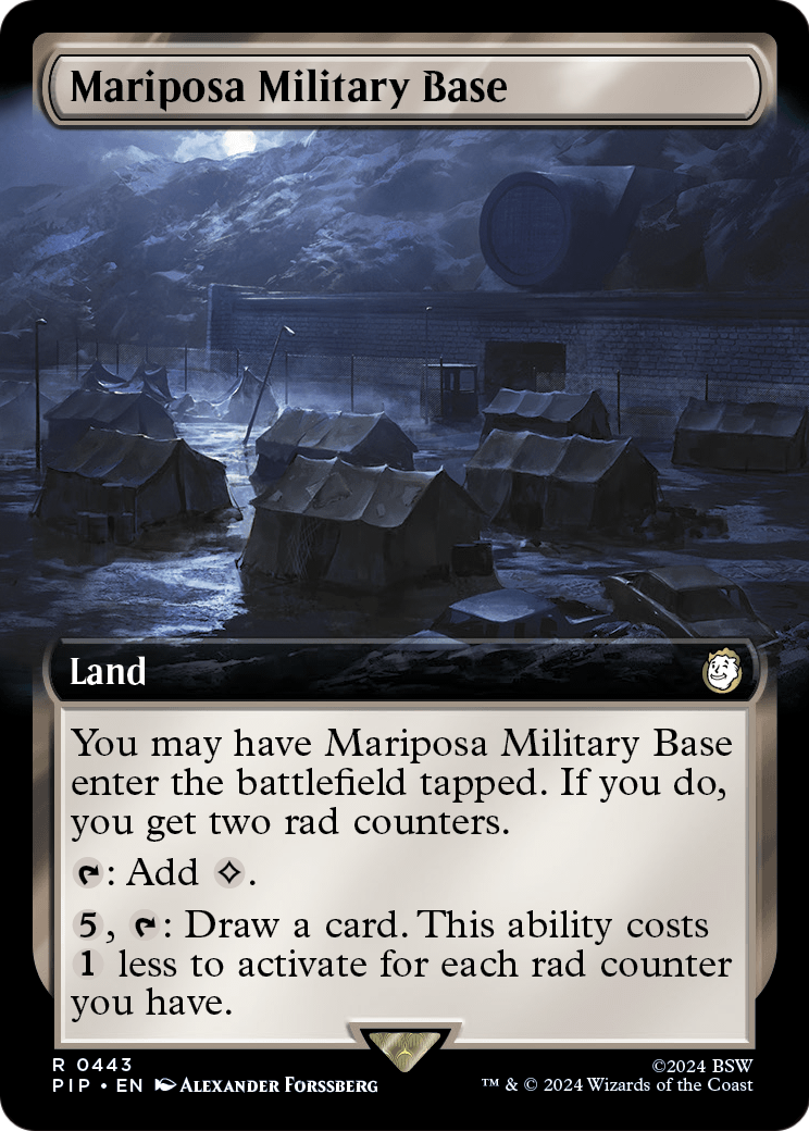 Mariposa Military Base (Extended Art) [Fallout] Foil