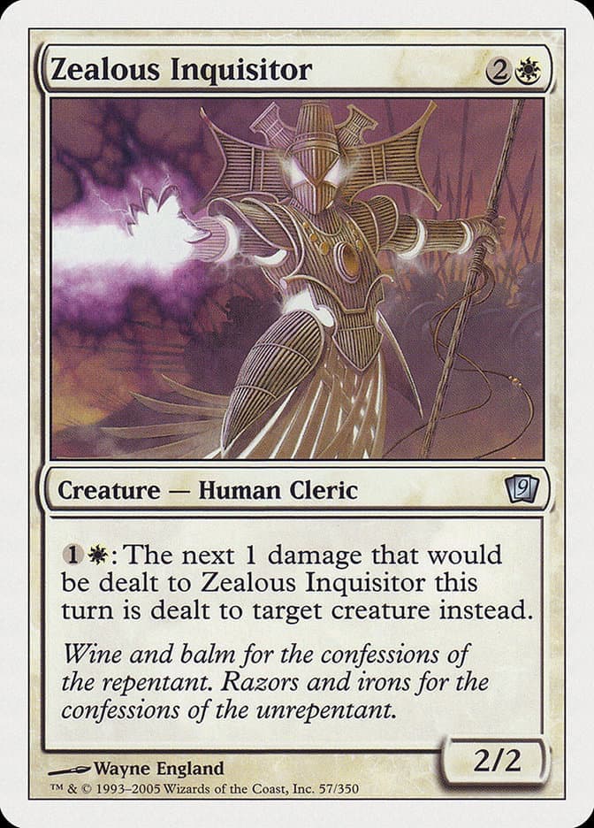 Zealous Inquisitor [Ninth Edition] Foil