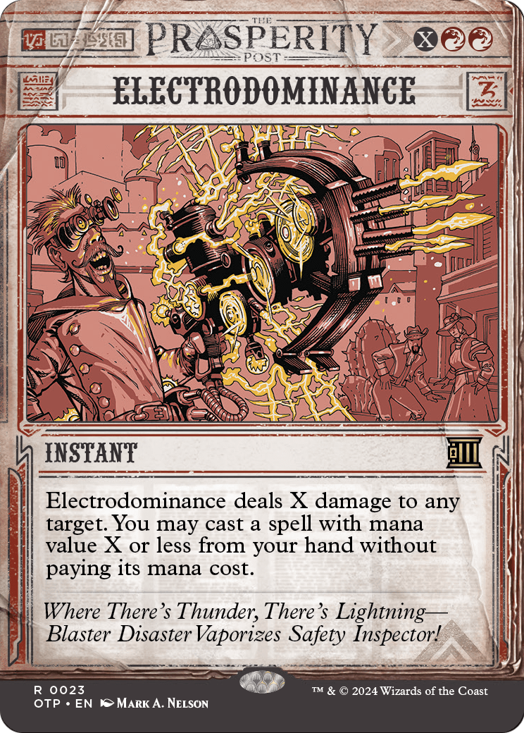Electrodominance [Outlaws of Thunder Junction: Breaking News] Foil