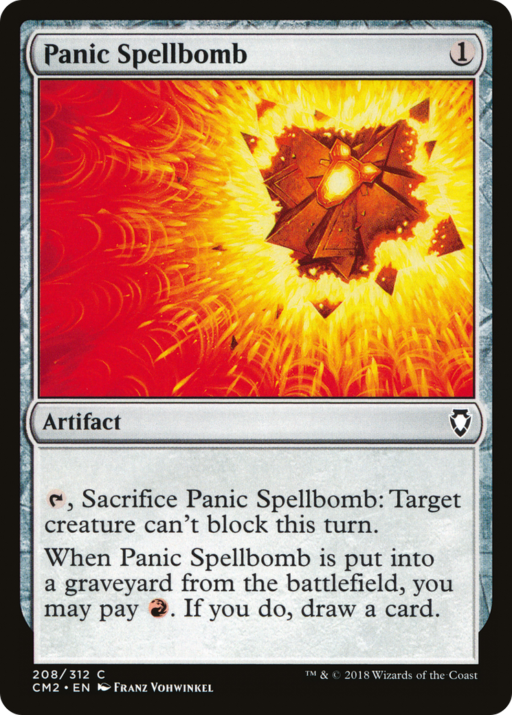 Panic Spellbomb (CM2-208) - Commander Anthology Volume II