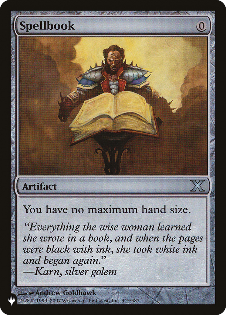 Spellbook |  (10E-343) [The List]