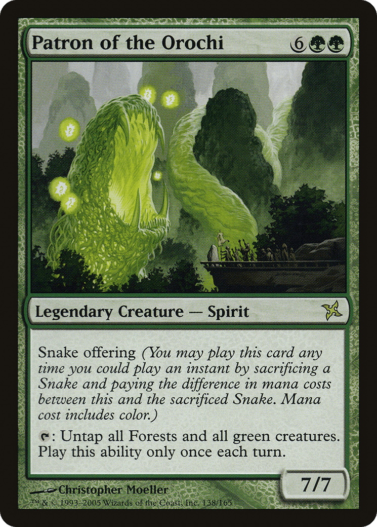 Patron of the Orochi [Betrayers of Kamigawa] Foil
