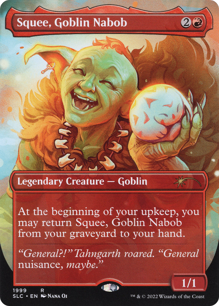 Squee, Goblin Nabob (Borderless) [Secret Lair 30th Anniversary Countdown Kit] Foil