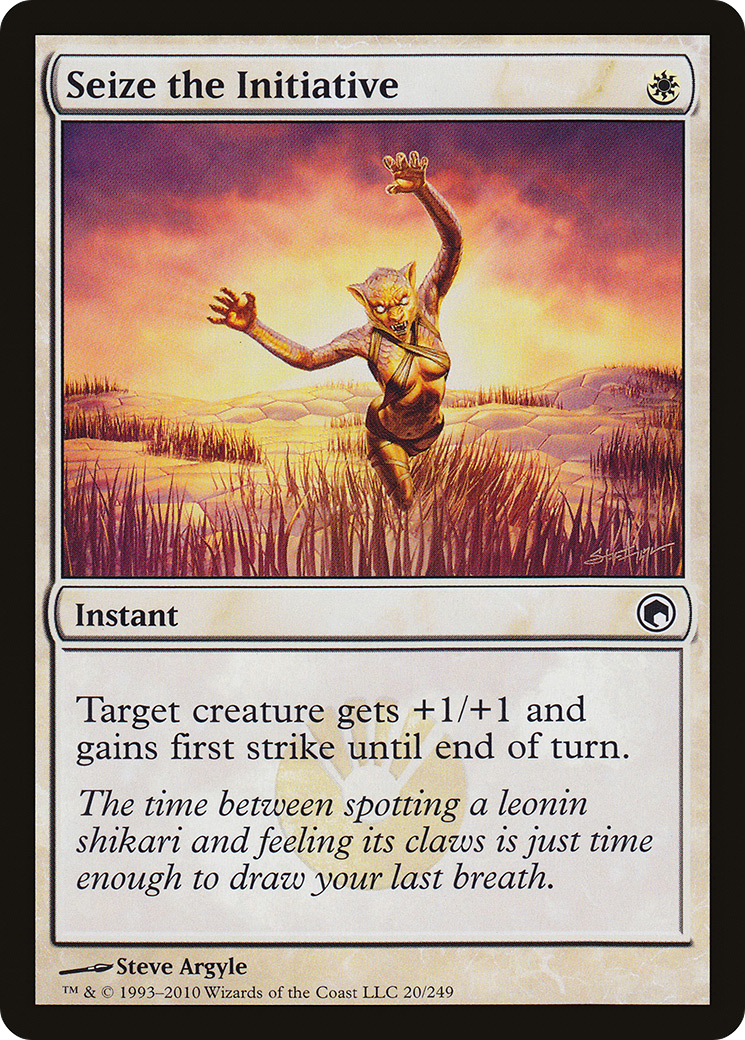 Seize the Initiative [Scars of Mirrodin] Foil