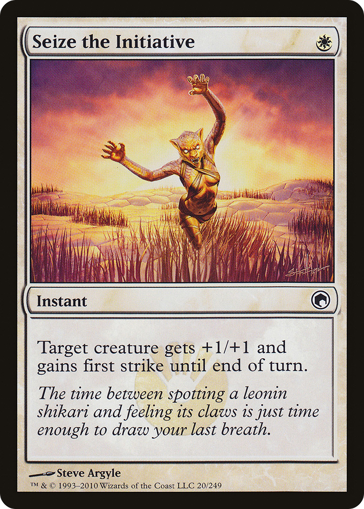Seize the Initiative [Scars of Mirrodin] Foil