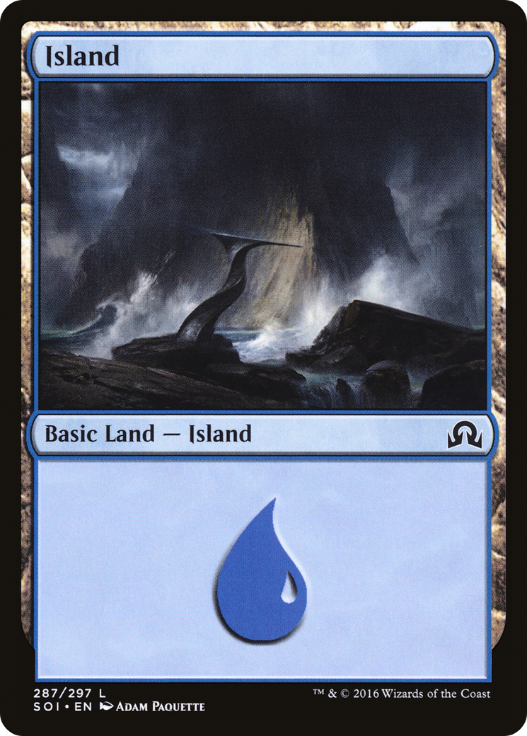 Island (287) [Shadows over Innistrad] Foil