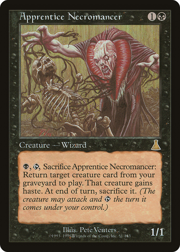 Apprentice Necromancer [Urza's Destiny] Foil