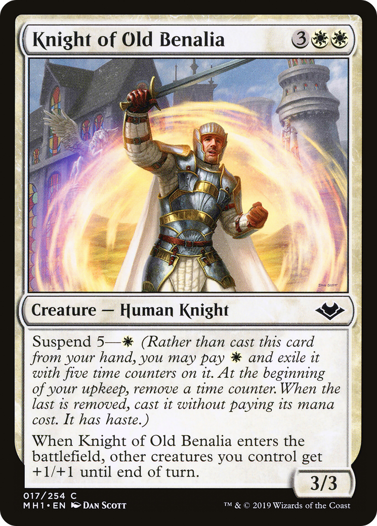 Knight of Old Benalia [Modern Horizons] Foil