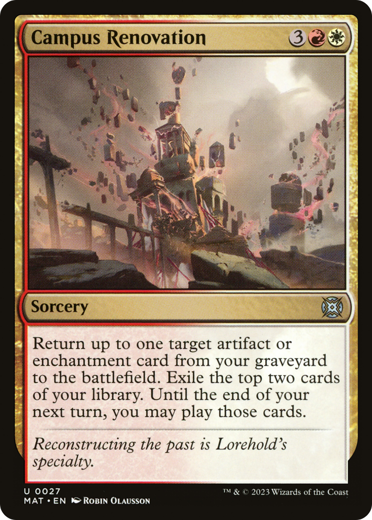 Campus Renovation [March of the Machine: The Aftermath] Foil