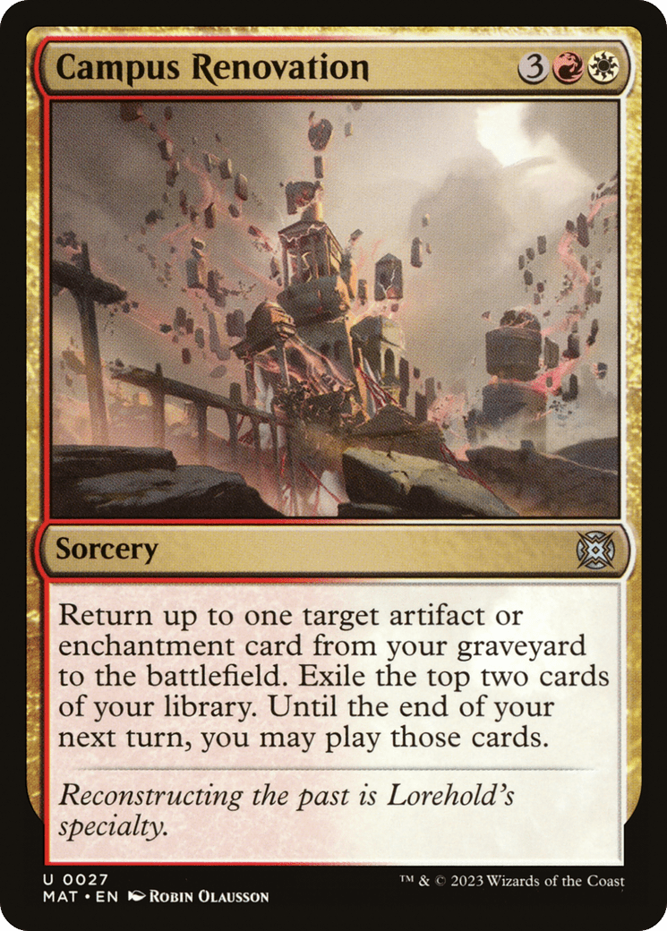 Campus Renovation [March of the Machine: The Aftermath] Foil