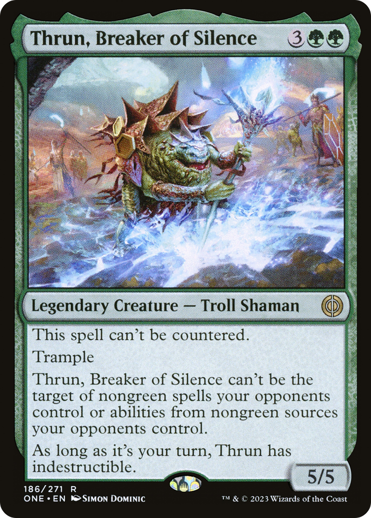 Thrun, Breaker of Silence [Phyrexia: All Will Be One] Foil